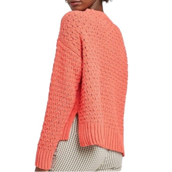 AND Coral Pink Salmon Long Sleeved Sweater - Picture 4 of 14